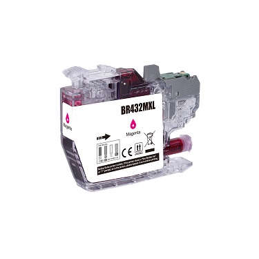 Compatible Brother LC432XLM (Magenta) ink cartridge