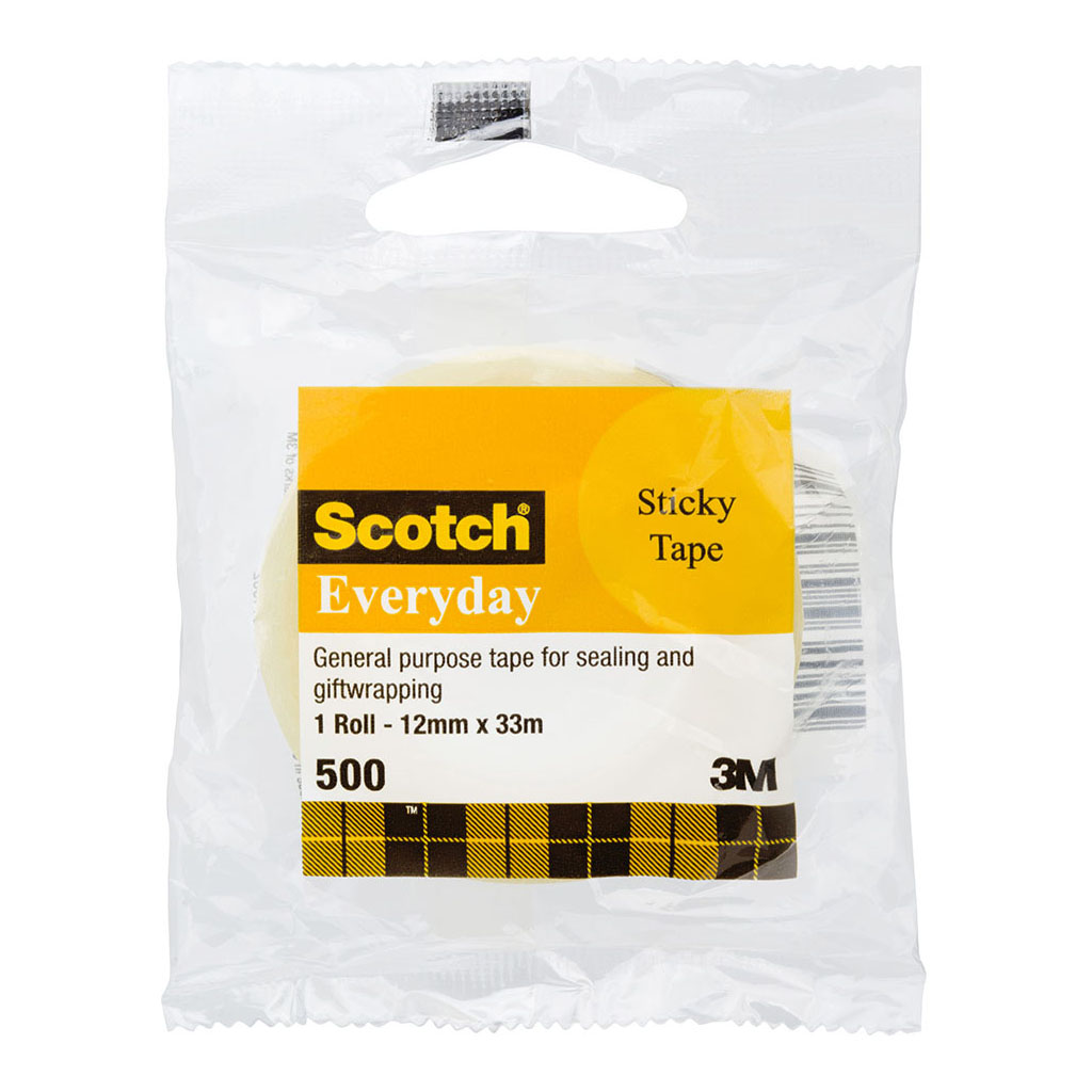 Scotch Everyday Tape 500 12mm x 33m