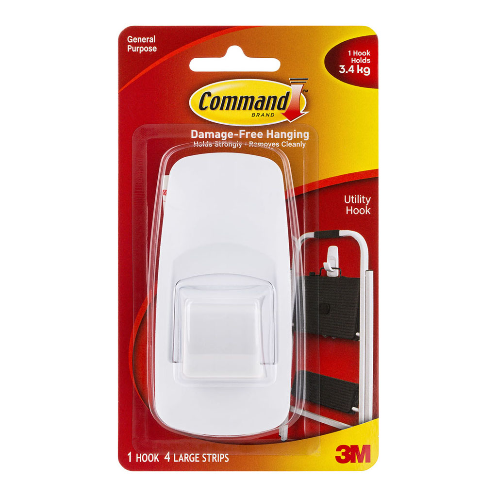 Command Hook 17004 Jumbo White