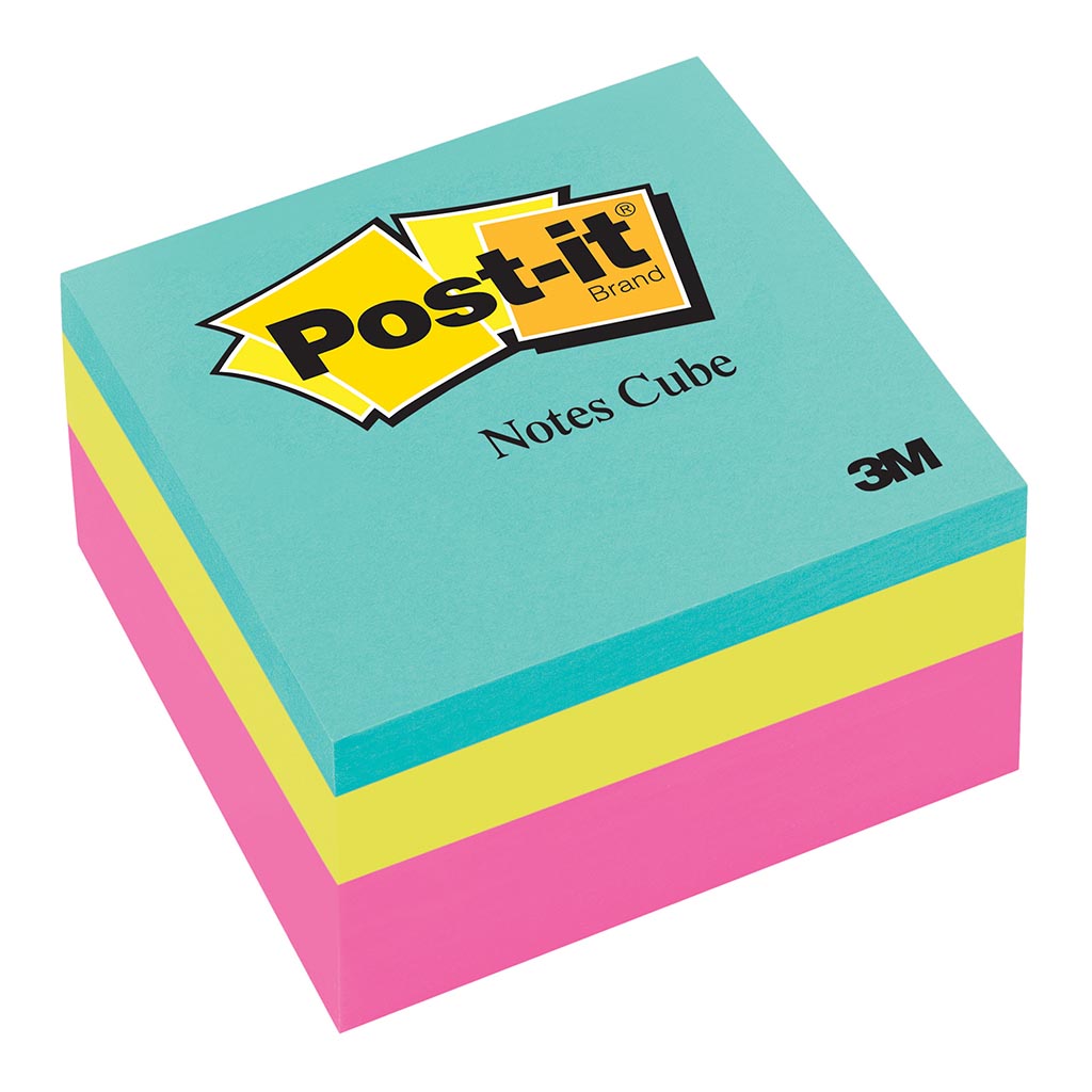 Post-it Notes Memo Cube 2027-RCR Pink Wave 76x76mm 400 sheet