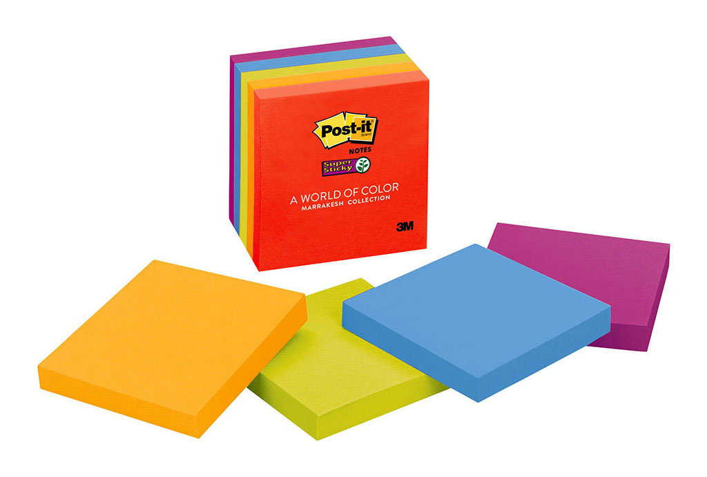 Post-it Super Sticky Notes 654-5SSAN 76x76mm Marrakesh, Pack of 5