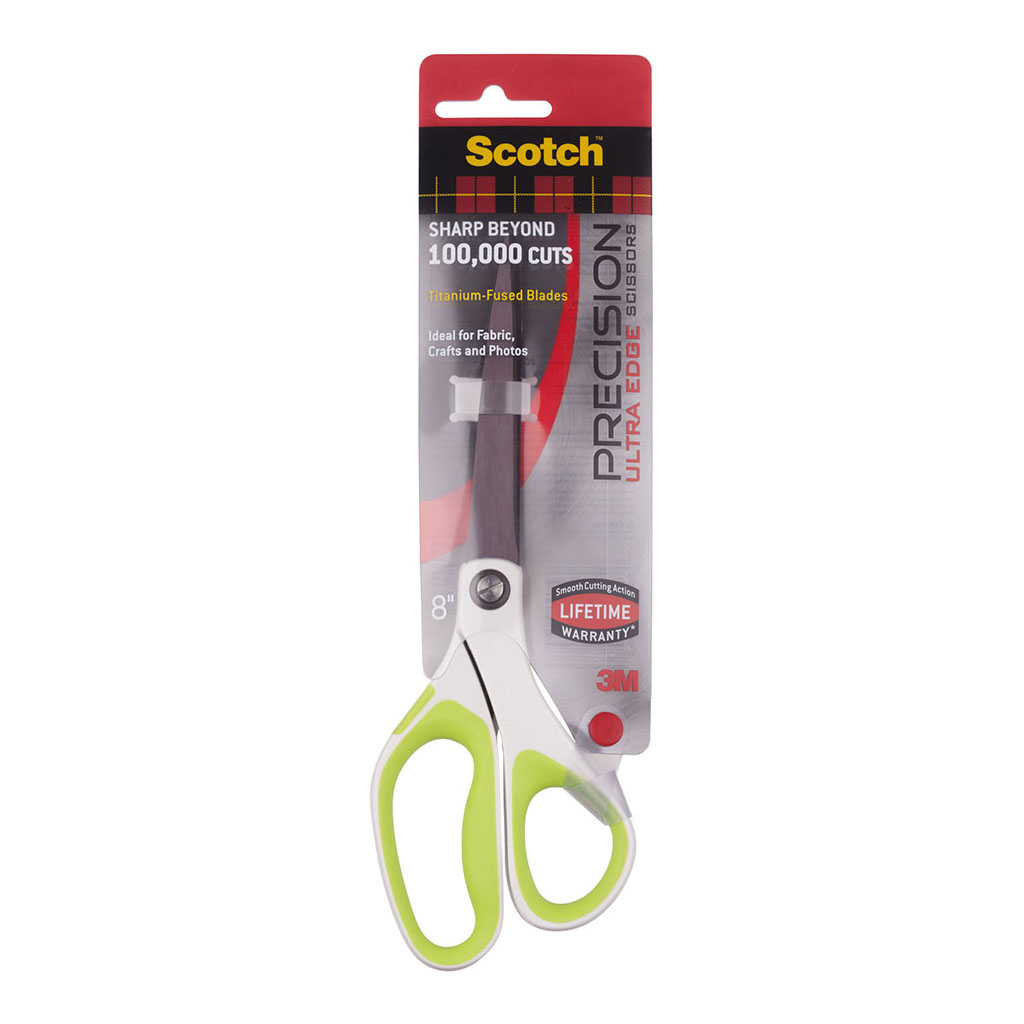 Scotch Precision Ultra Edge Titanium Scissors 1458TU-MIx 8 Inch Assorted