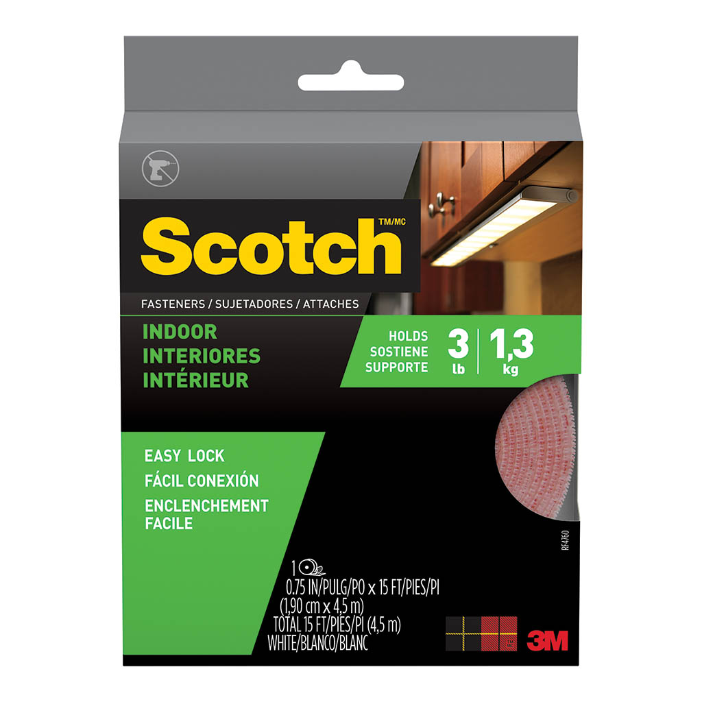 Scotch Fastener RF4760 Indoor 19mmx4.57m White