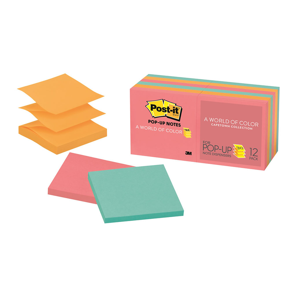 Post-it Pop-Up Notes R330-12AN 76x76mm Cape Town, Pack of 12