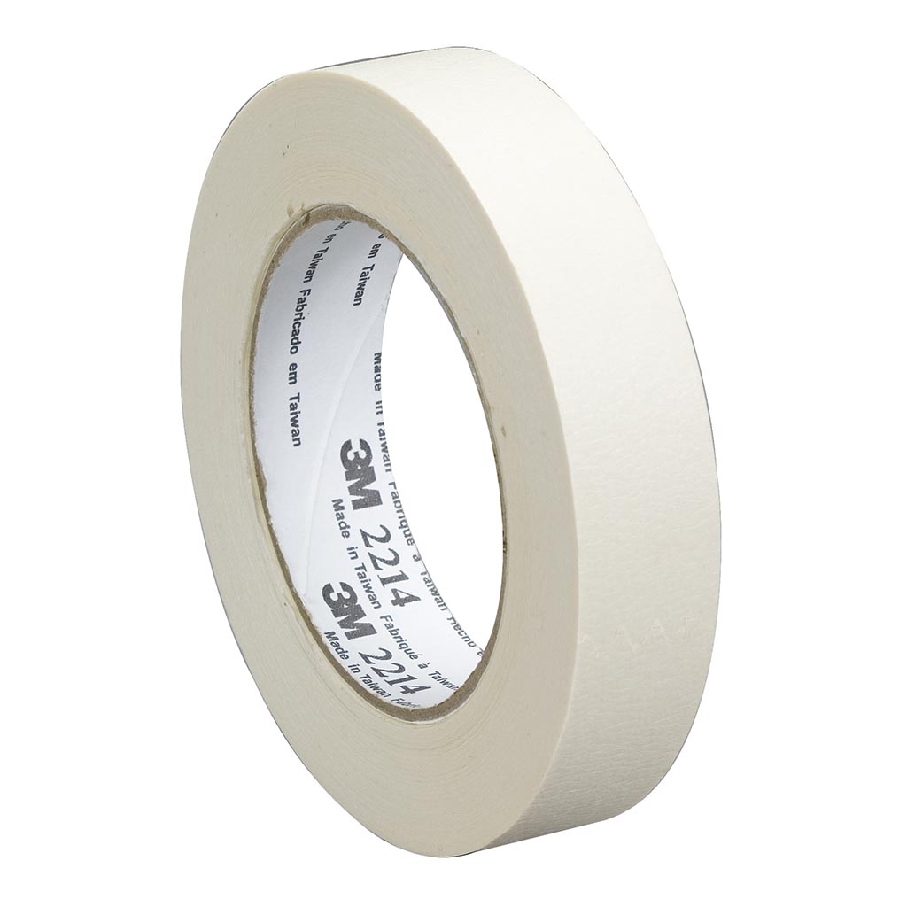 3M Masking Tape 2214 General Purpose 18mm x 50m White