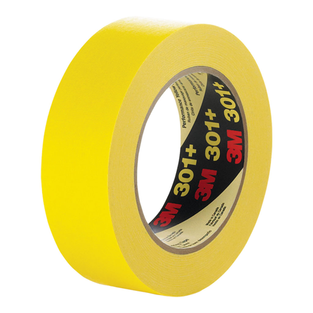 Scotch Masking Tape 301+ Performance 24mm x 55m Yellow