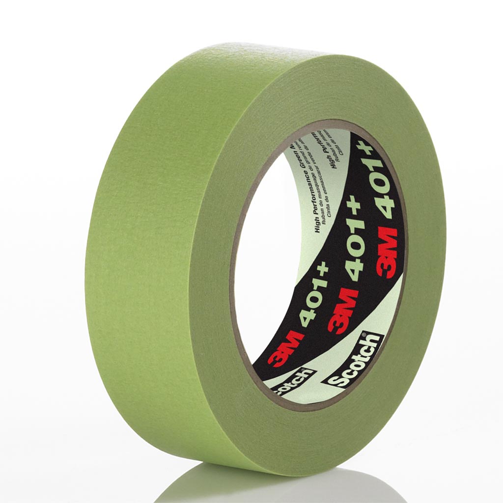 Scotch Masking Tape 401+ Performance 12mm x 55m Green