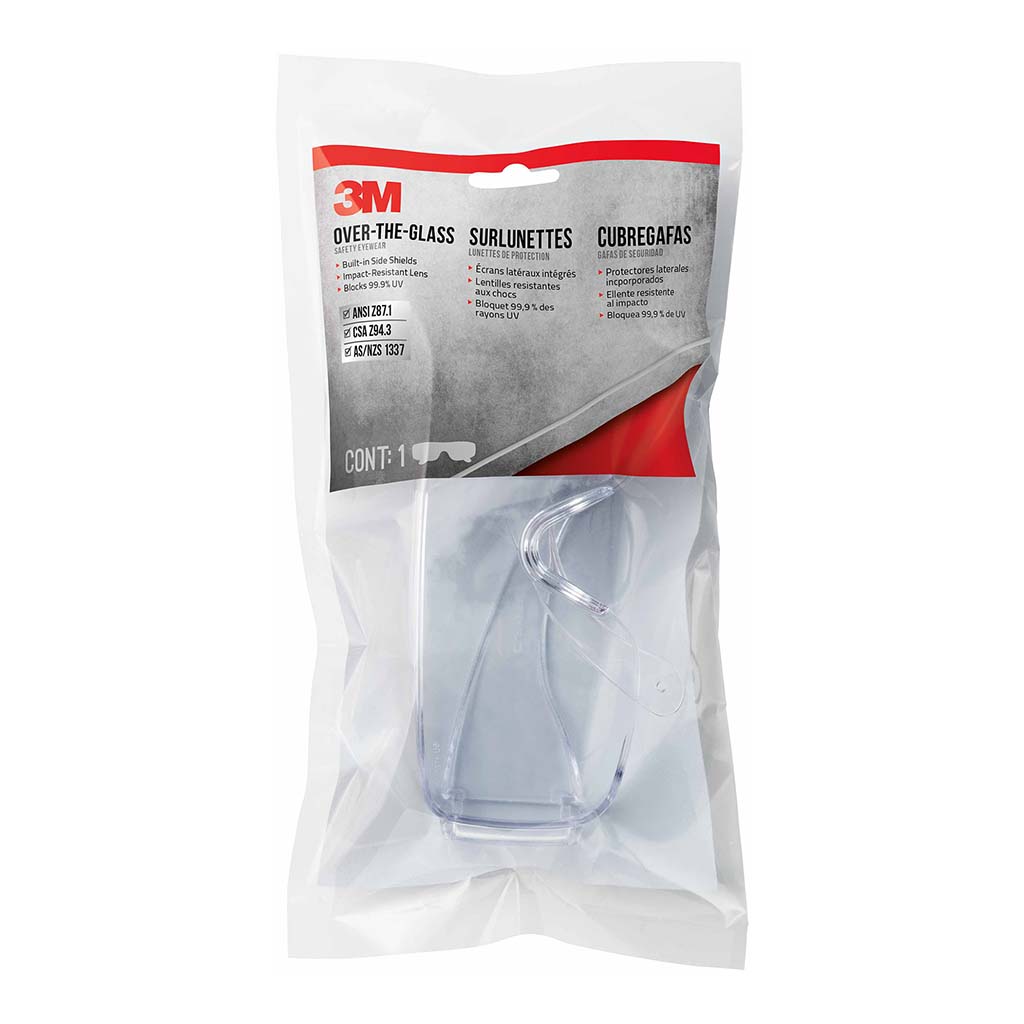 3M Over-The-Glass Eyewear 47110H1-C Anti-Scratch Clear