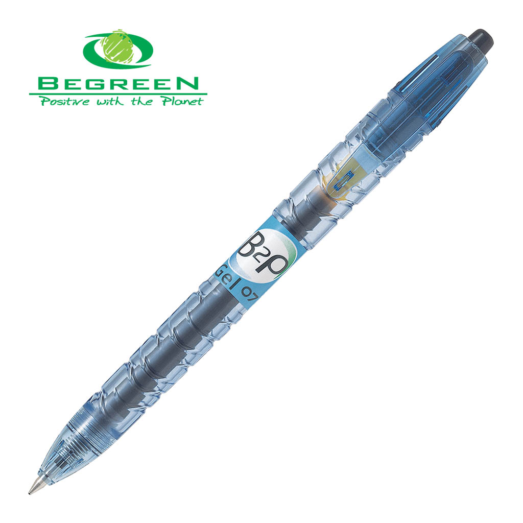 Pilot BeGreen Bottle-2-Pen Gel Fine Black (BL-B2P-7-B-BGJ)