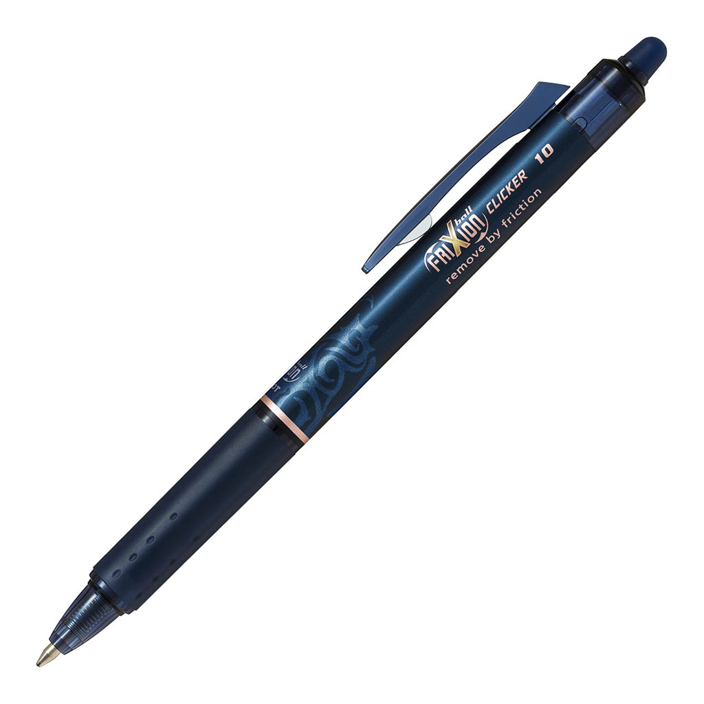 Pilot Frixion Clicker Erasable Broad Blue Black (BLRT-FR10-BB)