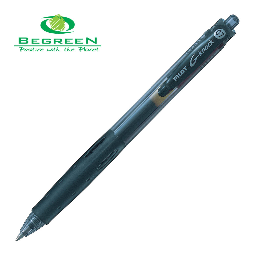 Pilot BeGreen G-Knock Gel Fine Black (LGK-10F-B-BG)