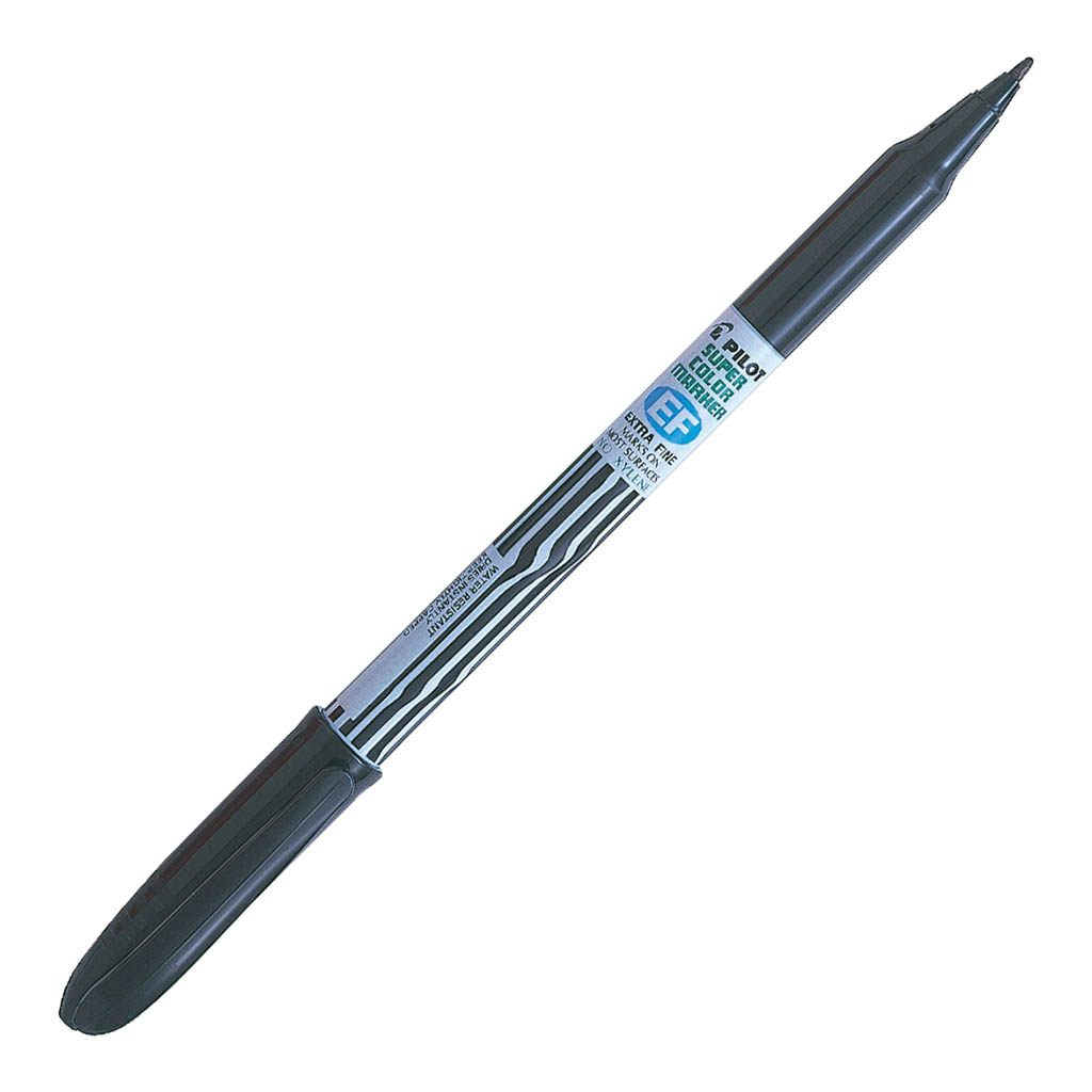 Pilot Super Colour Permanent Marker Extra Fine Black (SCAN-EF-B)