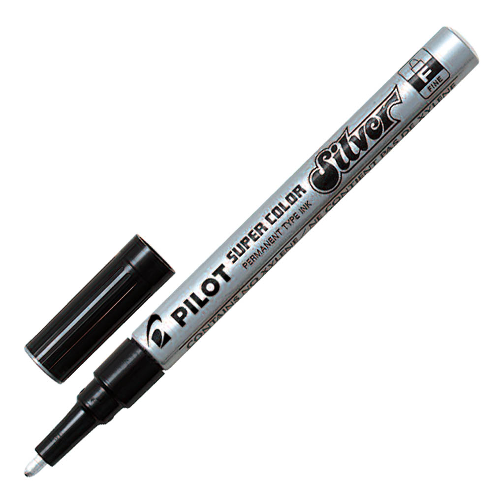 Pilot Super Colour Paint Marker Fine Silver (SC-S-F)