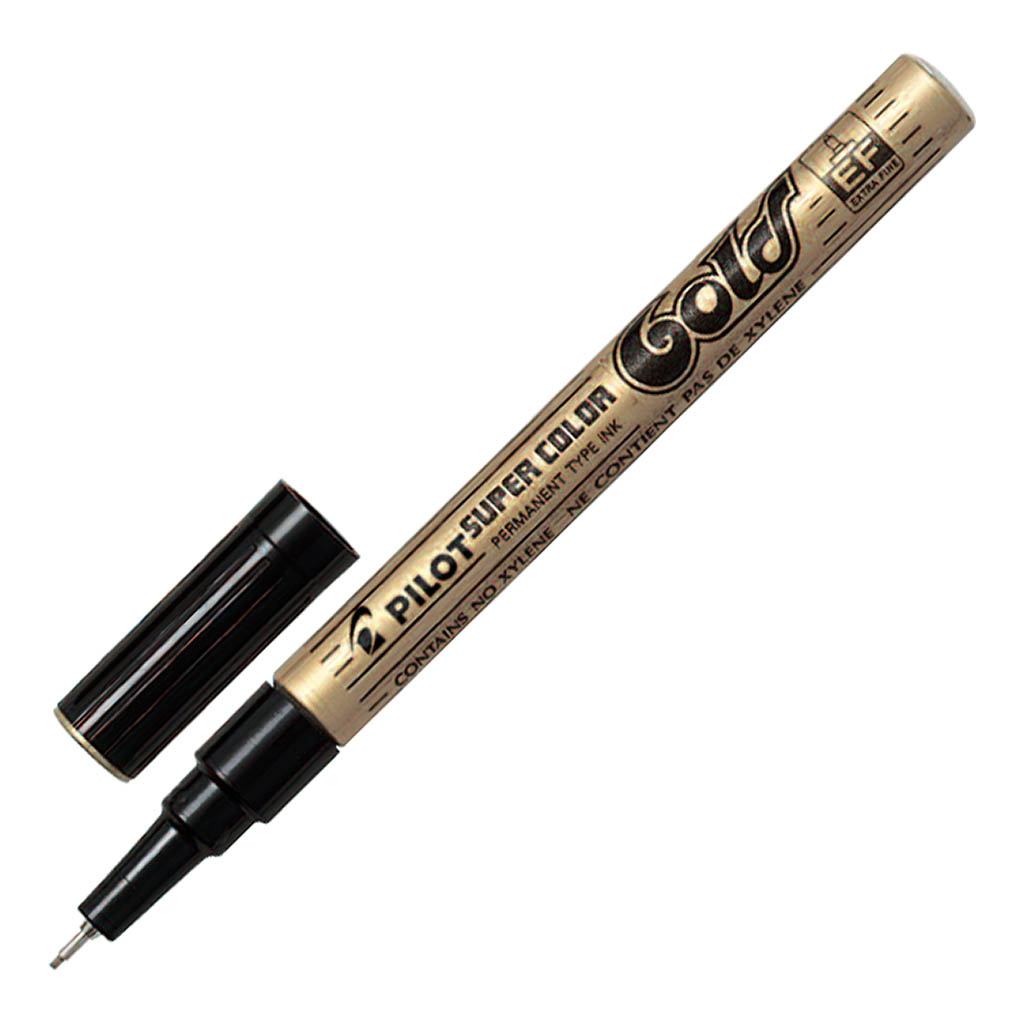 Pilot Super Colour Paint Marker Extra Fine Gold (SC-G-EF)