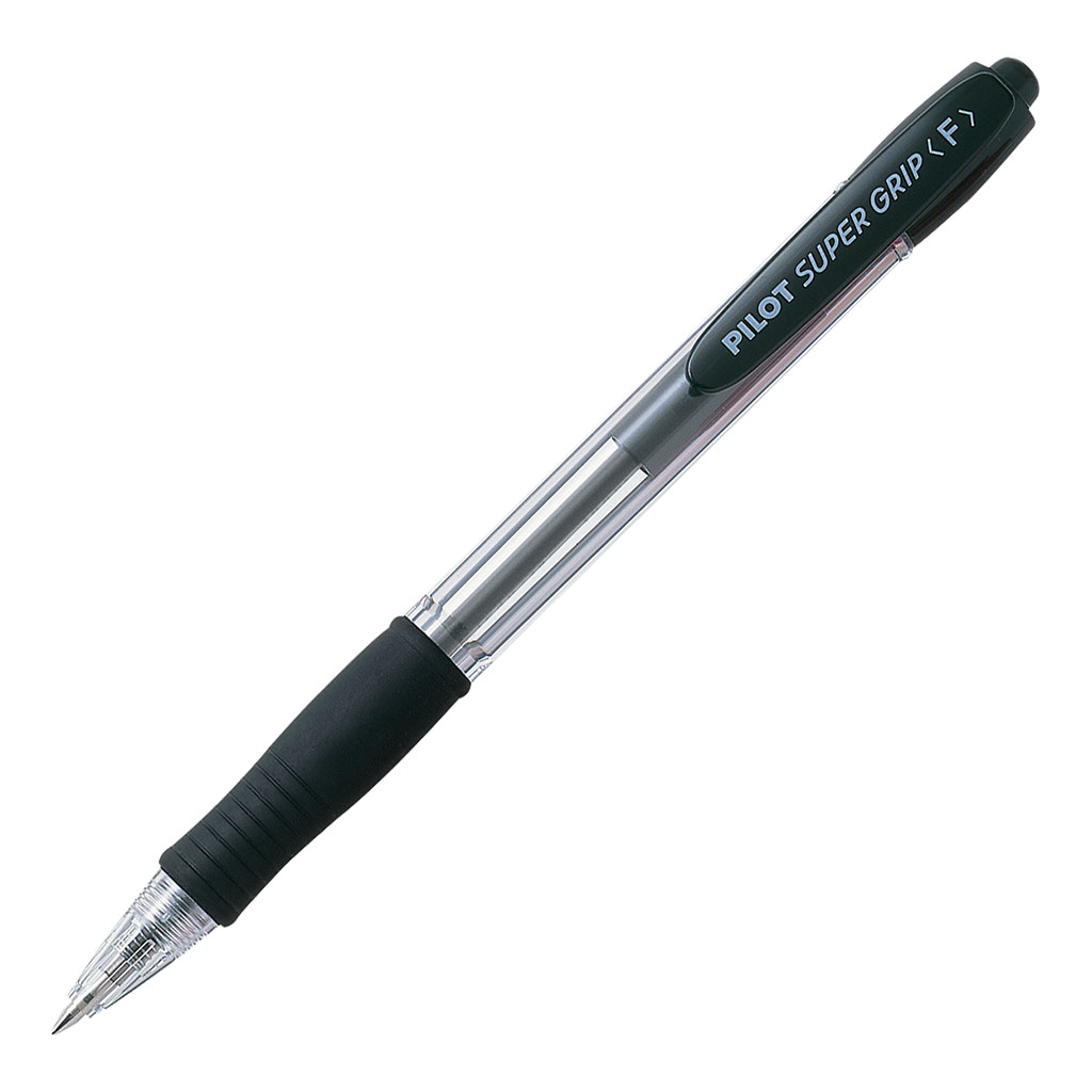 Pilot Super Grip Ballpoint Fine Black (BPGP-10R-F-B-B)