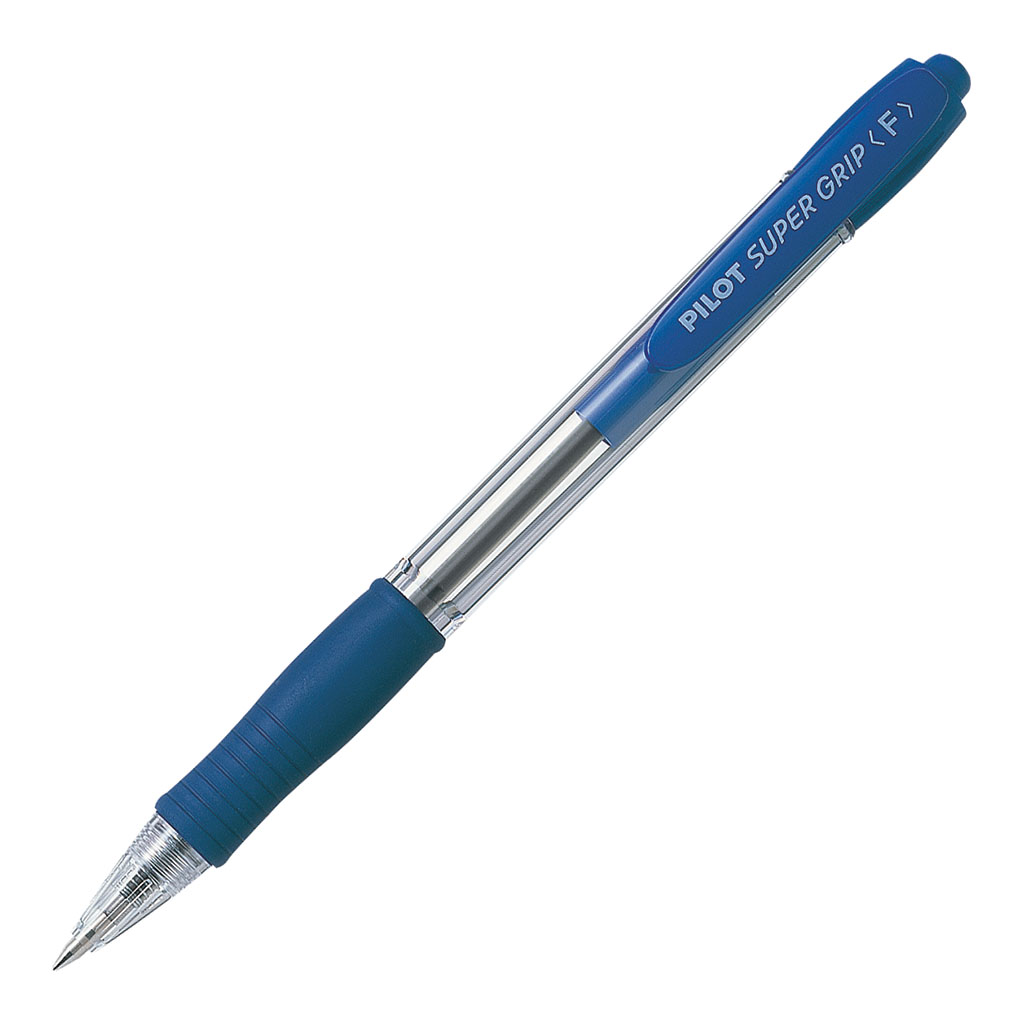 Pilot Super Grip Ballpoint Fine Blue (BPGP-10R-F-L-L)