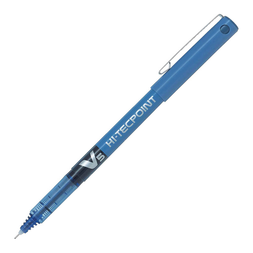 Pilot Hi-Tecpoint V5 Rollerball Extra Fine Blue (BX-V5-L)