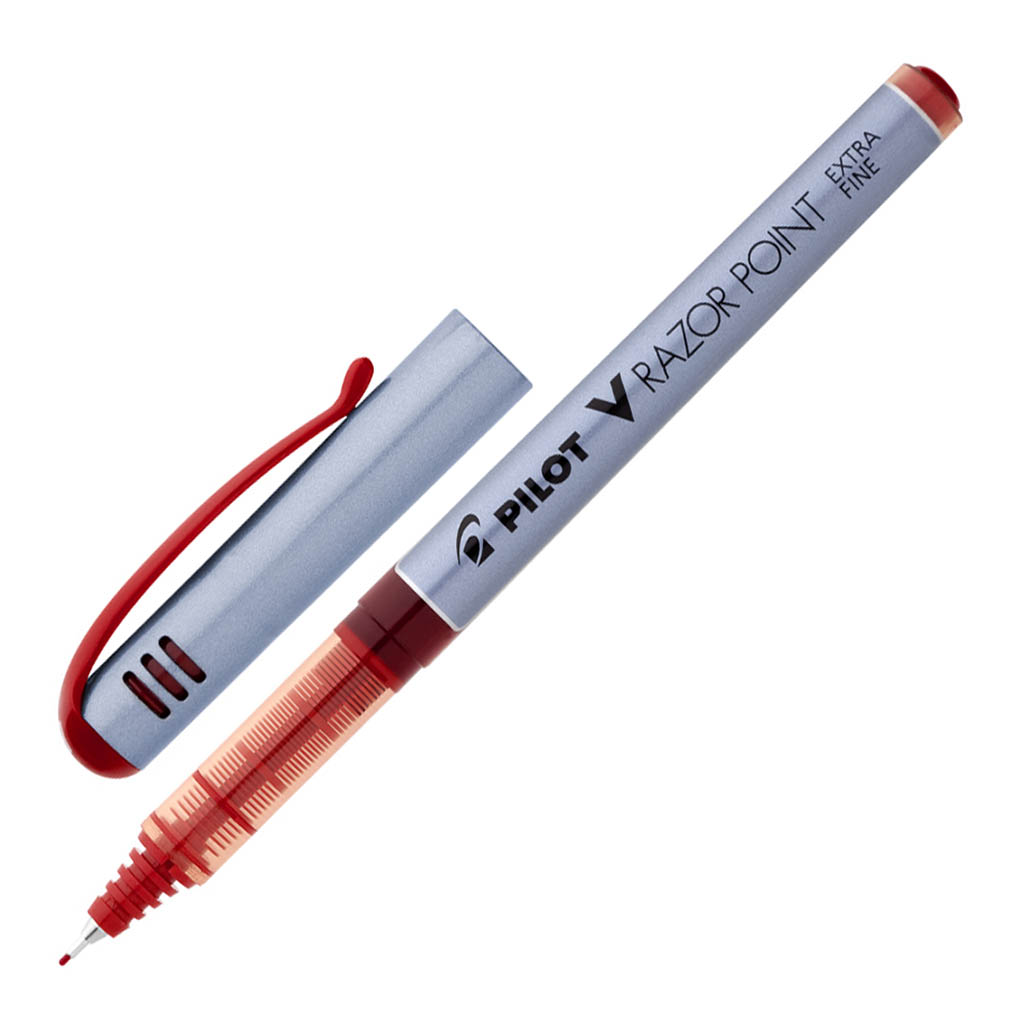 Pilot V-Razor Point Fibre Tip 0.4mm Red (SW-V10P-R)