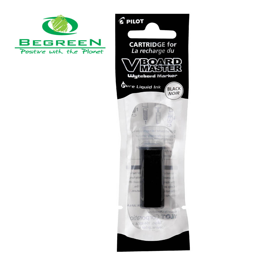 Pilot BeGreen V Board Whiteboard Marker Refill Black (WBS-VBM-B) HS