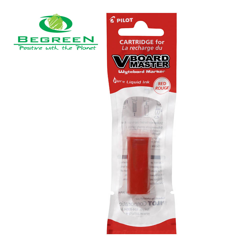 Pilot BeGreen V Board Whiteboard Marker Refill Red (WBS-VBM-R) HS