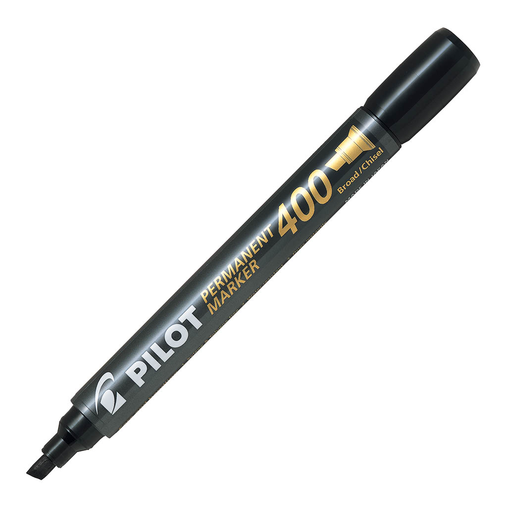 Pilot SCA 400 Permanent Marker Chisel Black (SCA-400-B)