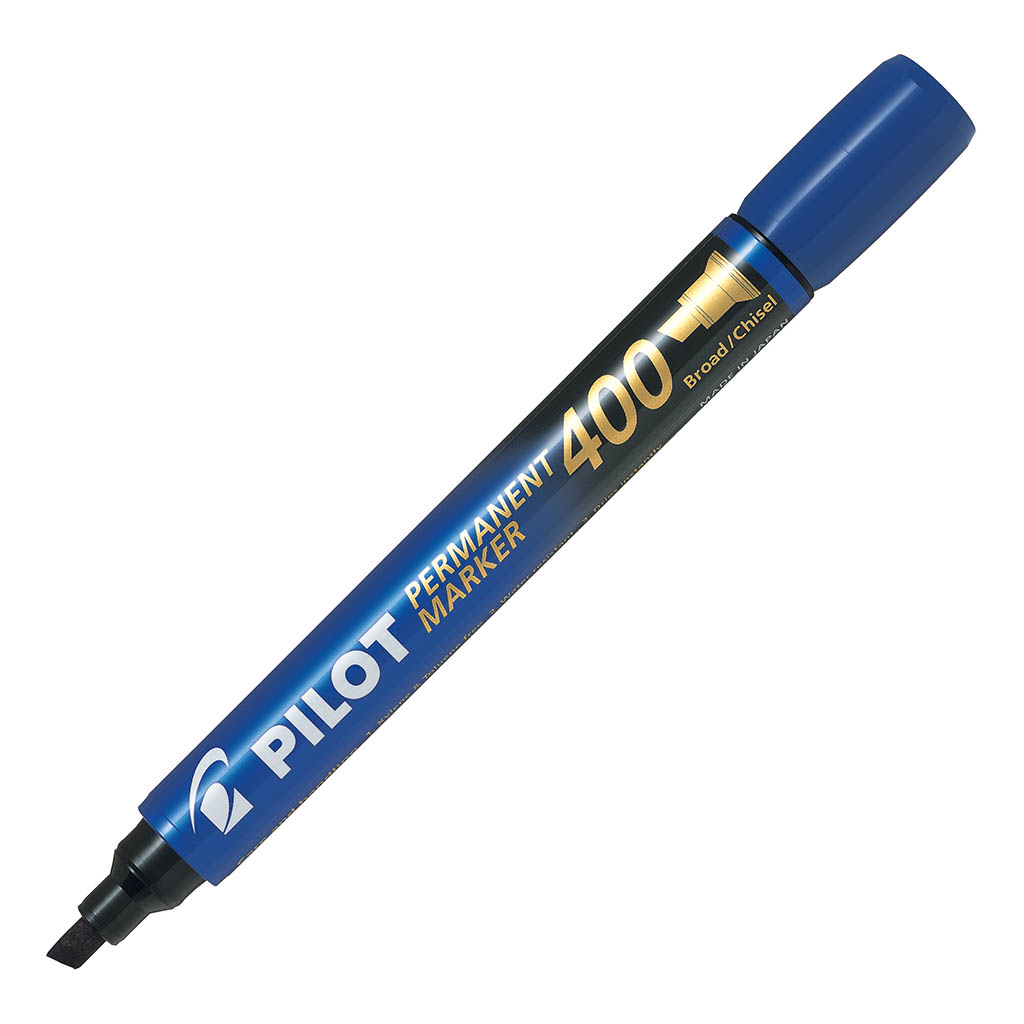 Pilot SCA 400 Permanent Marker Chisel Blue (SCA-400-L)