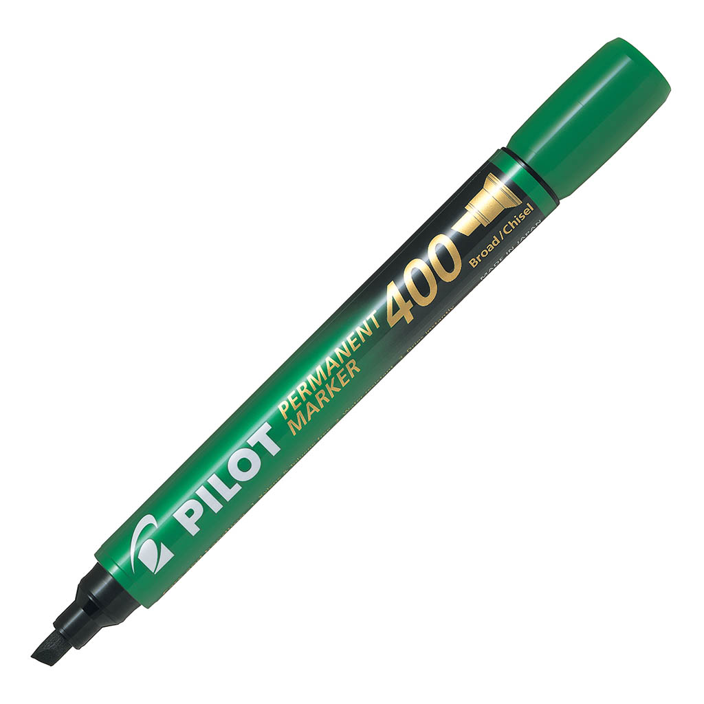 Pilot SCA 400 Permanent Marker Chisel Green (SCA-400-G)