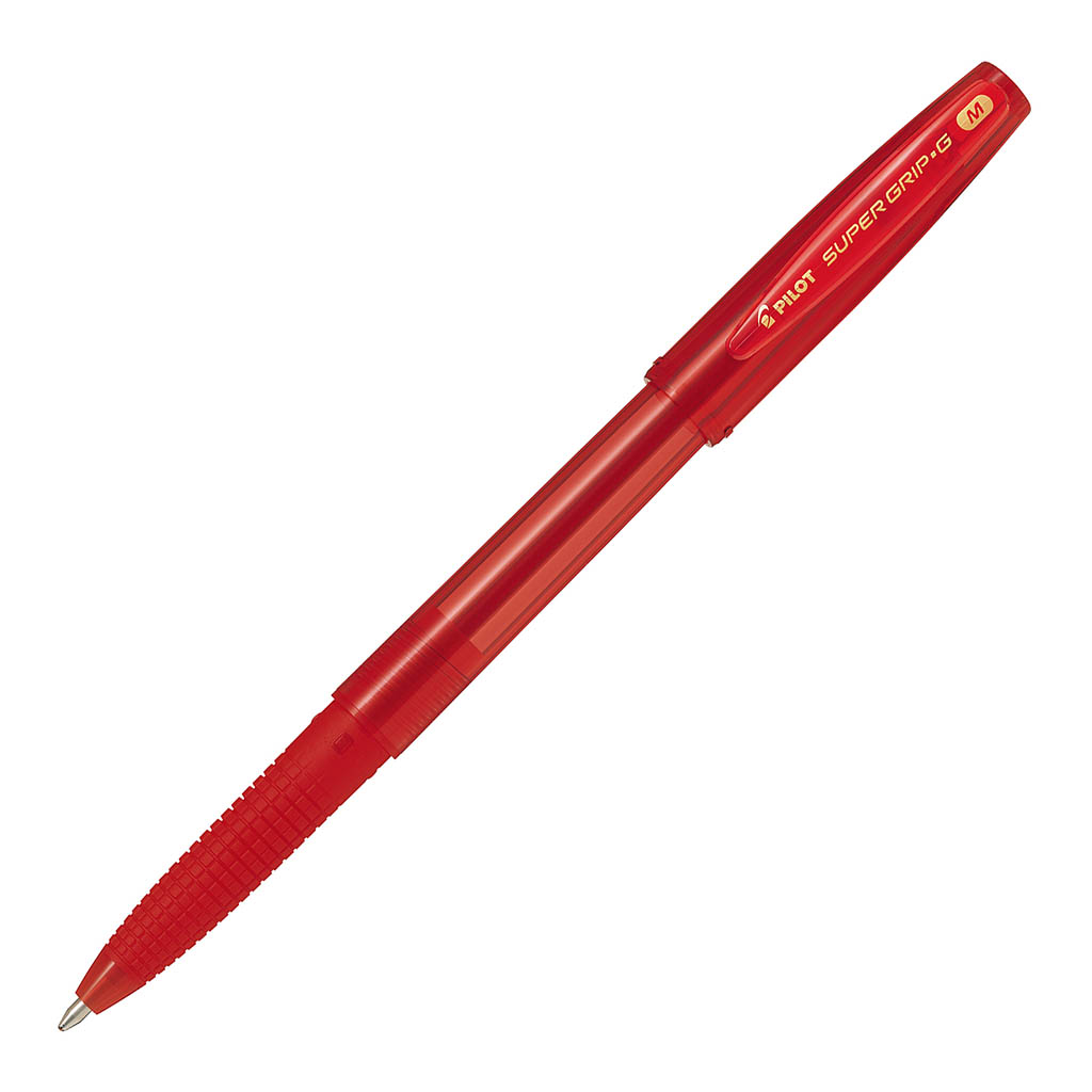 Pilot Super Grip G Stick Ballpoint Medium Red (BPS-GG-M-R)