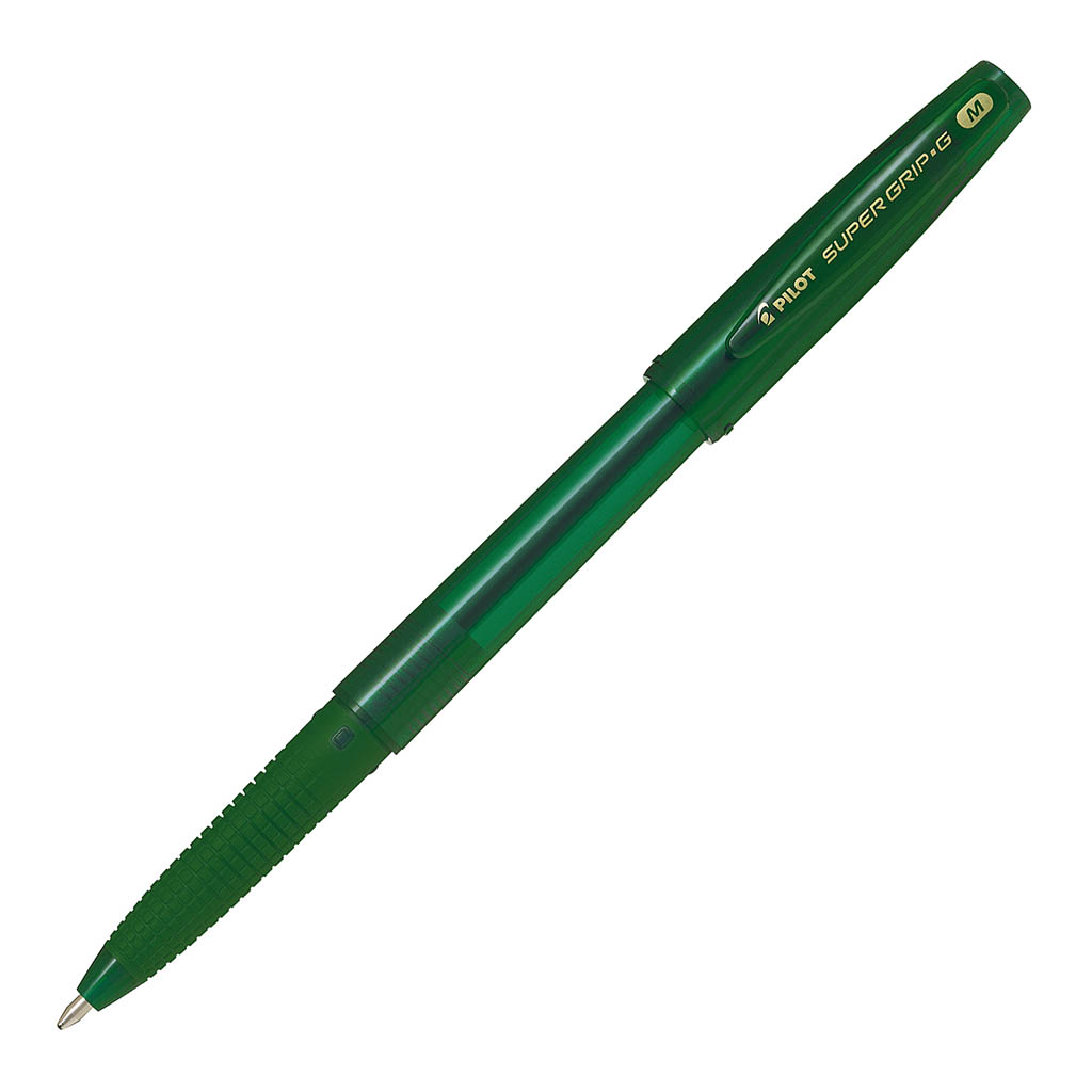 Pilot Super Grip G Stick Ballpoint Medium Green (BPS-GG-M-G)