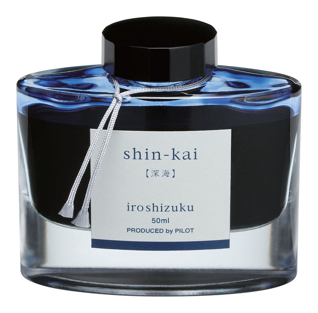 (image for) Pilot Iroshizuku Ink 50ml Deep Sea Shin-kai (INK-50-SNK-INT)