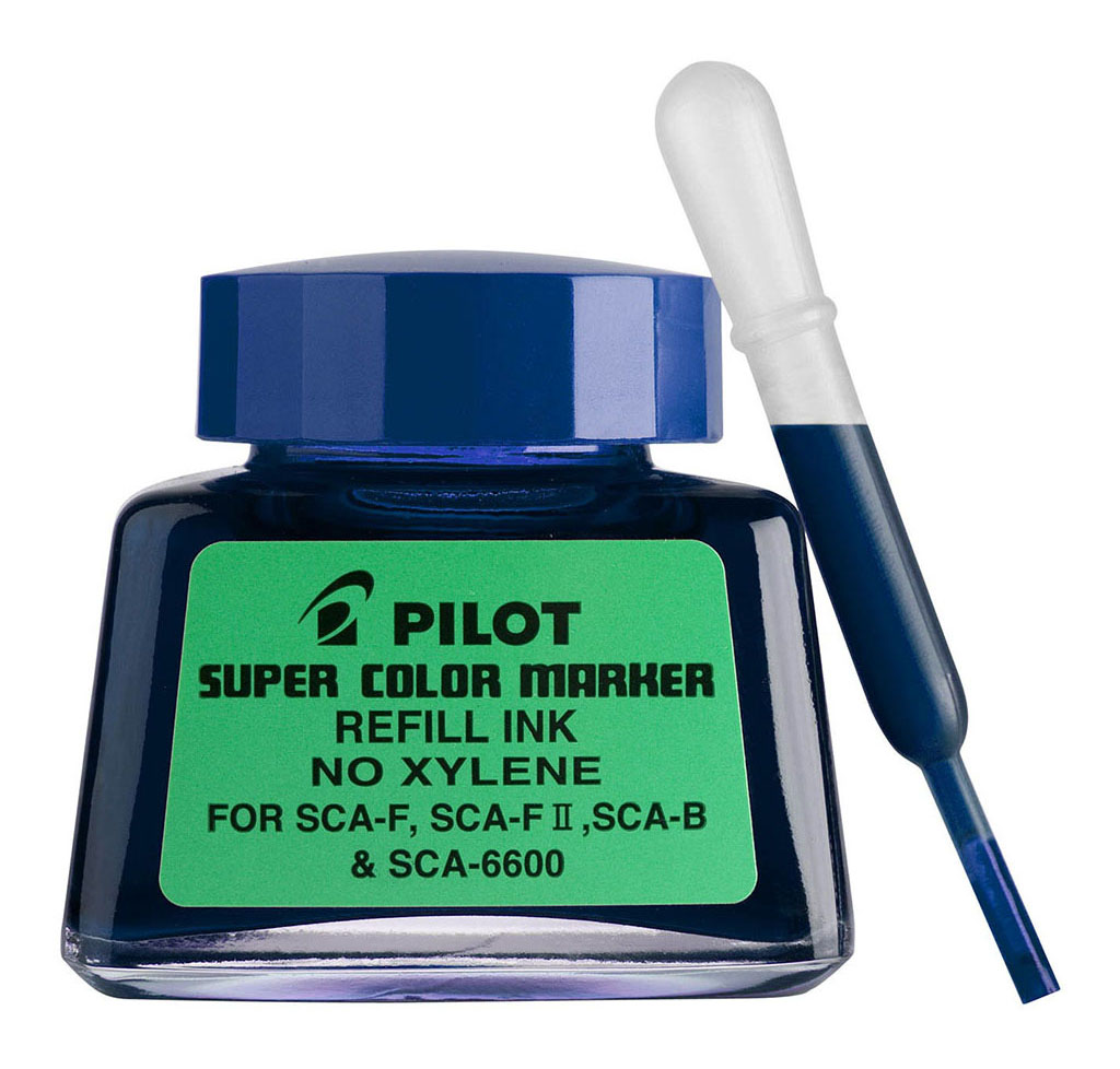 Pilot Super Colour Permanent Marker Refill Blue 30ml (SCA-RF-L)