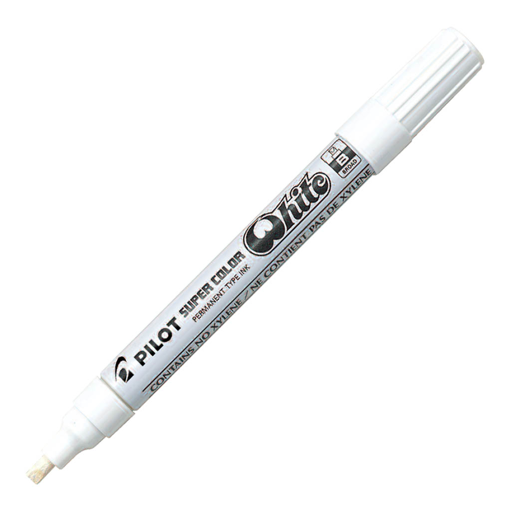 Pilot Super Colour Paint Marker Broad White (SC-W-B)