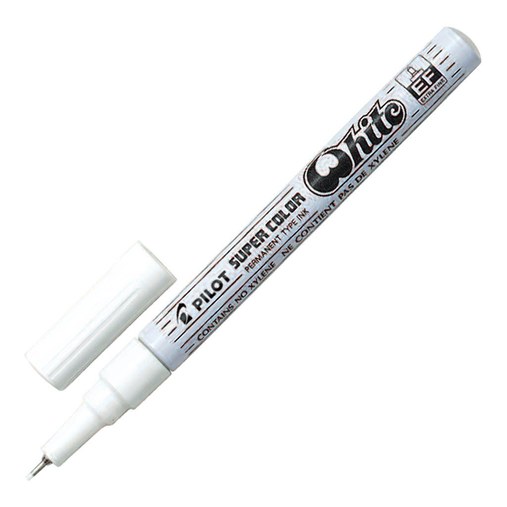 Pilot Super Colour Paint Marker Extra Fine White (SC-W-EFE)