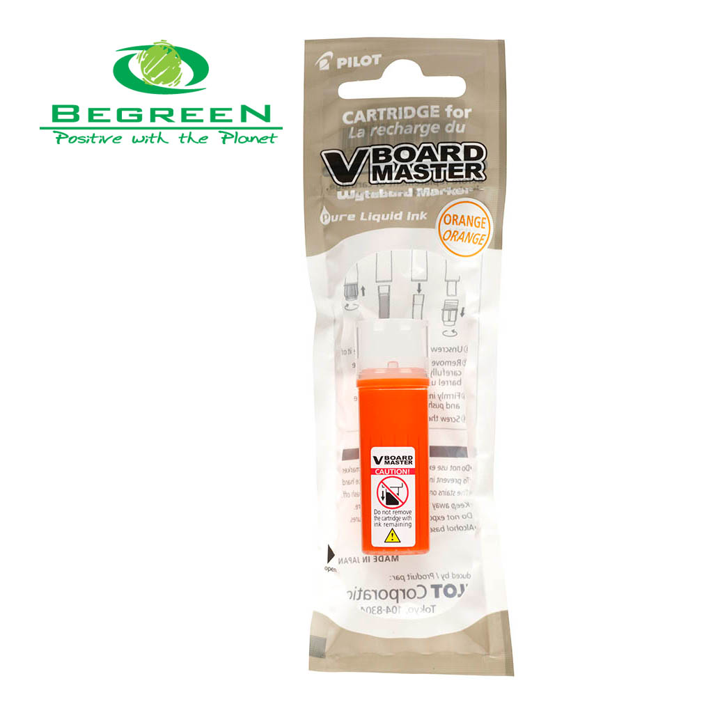 Pilot BeGreen V Board Whiteboard Marker Refill Orange (WBS-VBM-O) HS