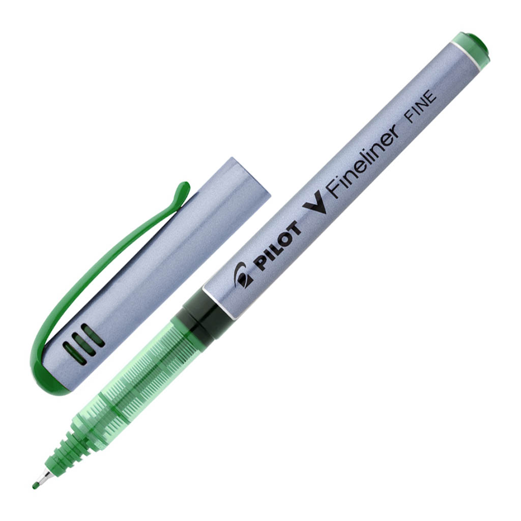 Pilot V-Fineliner Fibre Tip 0.5mm Green (SW-VPP-G)