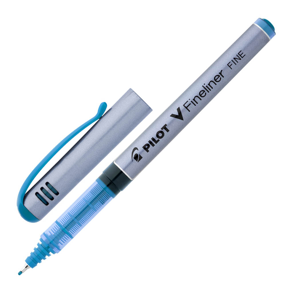 Pilot V-Fineliner Fibre Tip 0.5mm Light Blue (SW-VPP-LB)