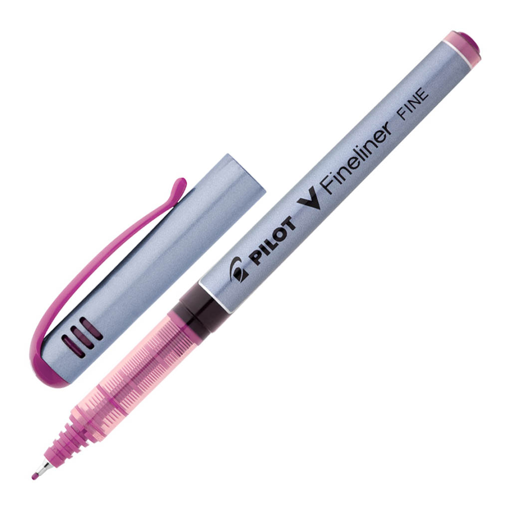 Pilot V-Fineliner Fibre Tip 0.5mm Pink (SW-VPP-P)