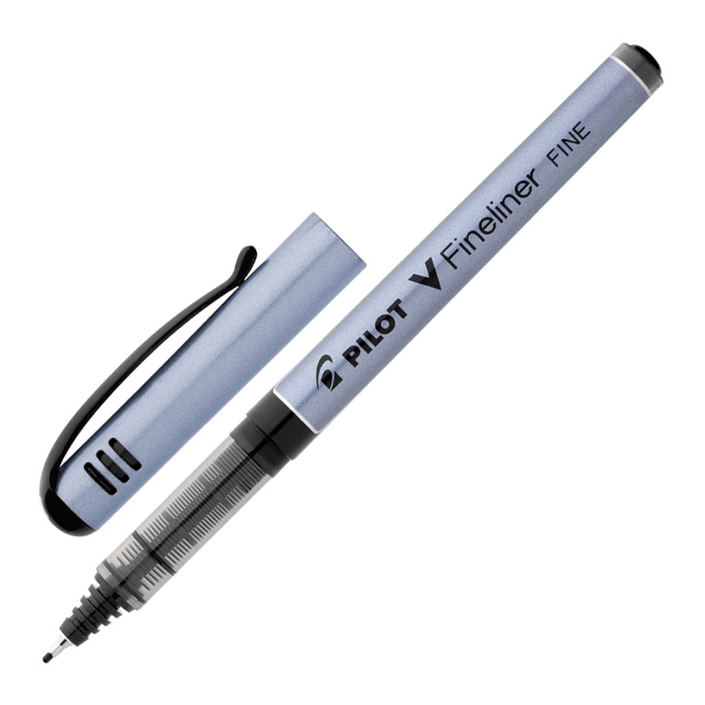 Pilot V-Fineliner Fibre Tip 0.5mm Black (SW-VPP-B)