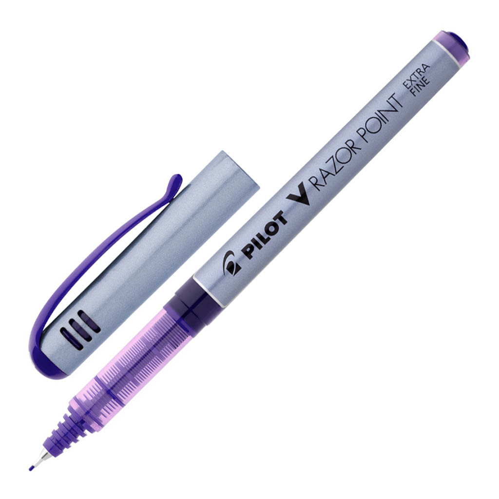 Pilot V-Razor Point Fibre Tip 0.4mm Violet (SW-V10P-V)