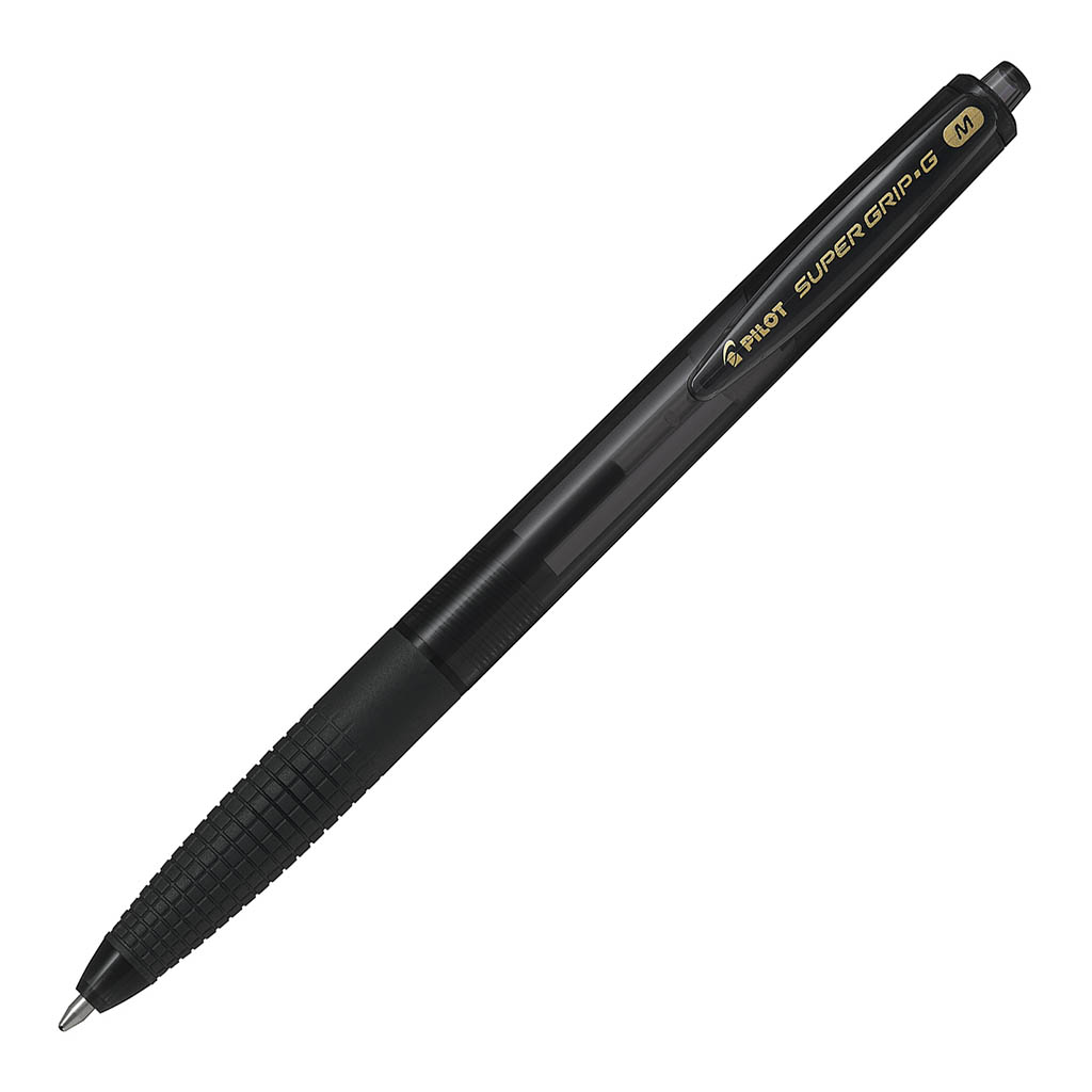 Pilot Super Grip G Retractable Ballpoint Medium Black (BPGG-8R-M-BB)