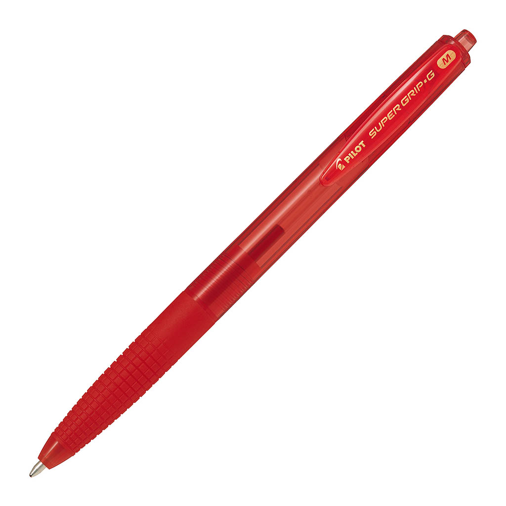 Pilot Super Grip G Retractable Ballpoint Medium Red (BPGG-8R-M-RR)