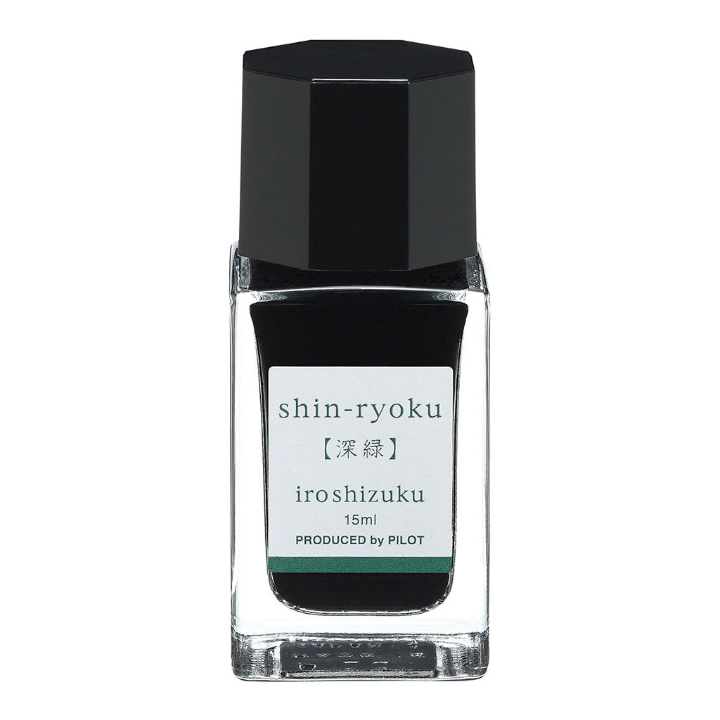 (image for) Pilot Iroshizuku Ink 15ml Forest Green Shin-ryoku (INK-15-SHR)