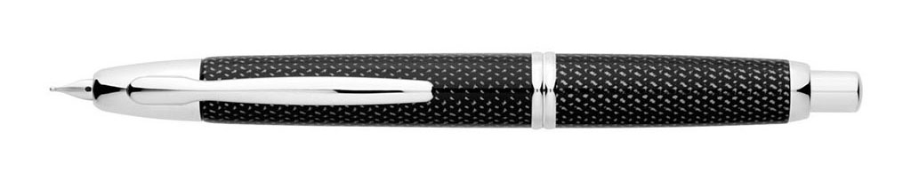 Pilot Capless Splash Black Fountain Pen Medium (FC-1500RRRK-M-B)