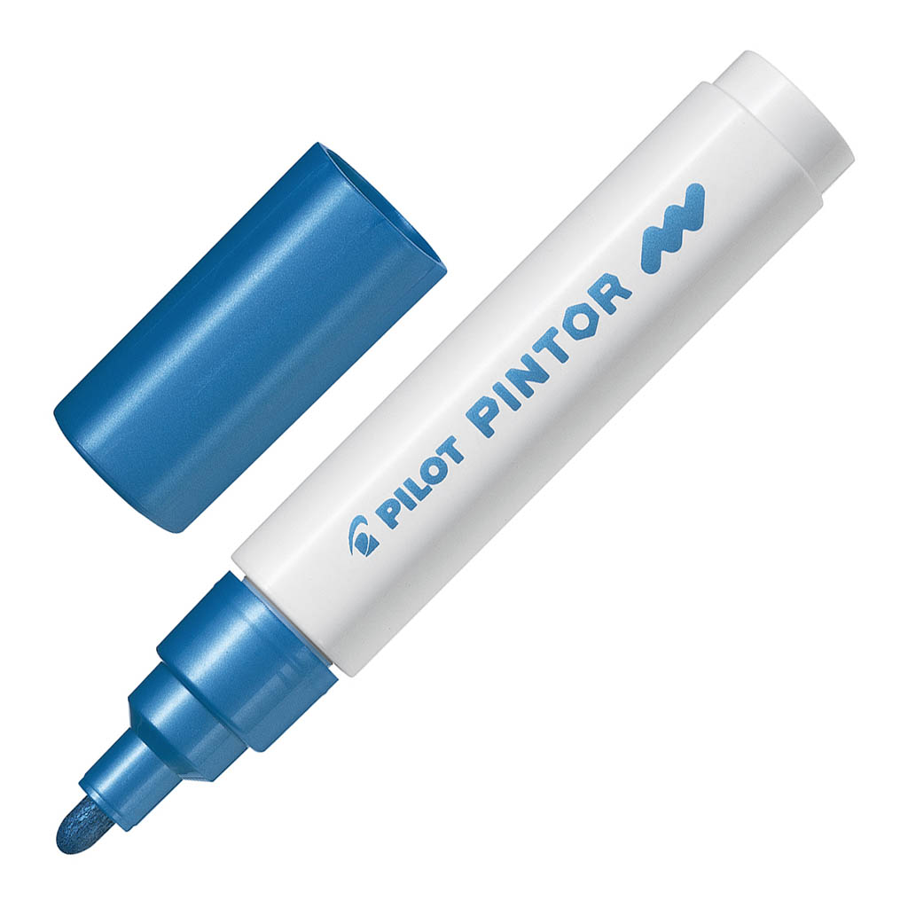 Pilot Pintor Marker Medium Metallic Blue (SW-PT-M-ML)