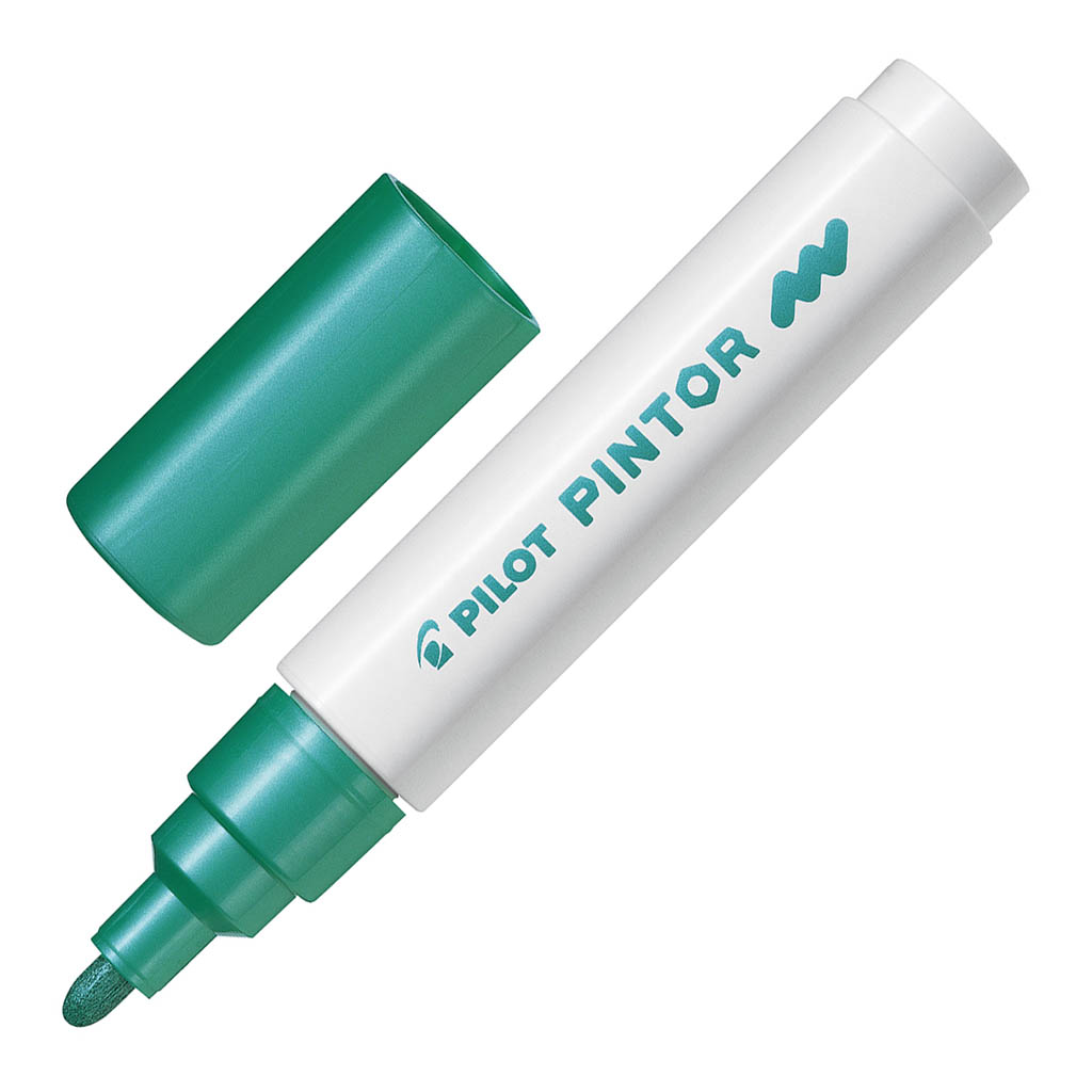 Pilot Pintor Marker Medium Metallic Green (SW-PT-M-MG)