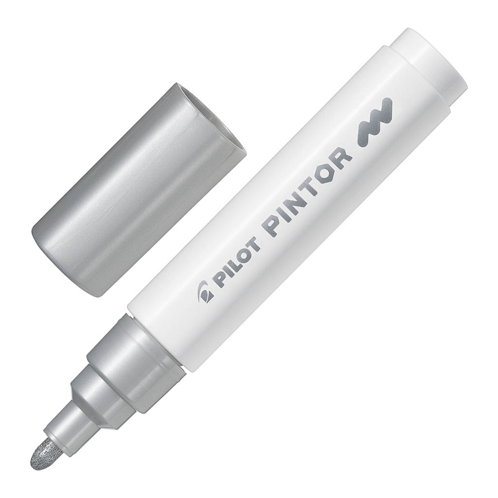 Pilot Pintor Marker Medium Silver (SW-PT-M-S)