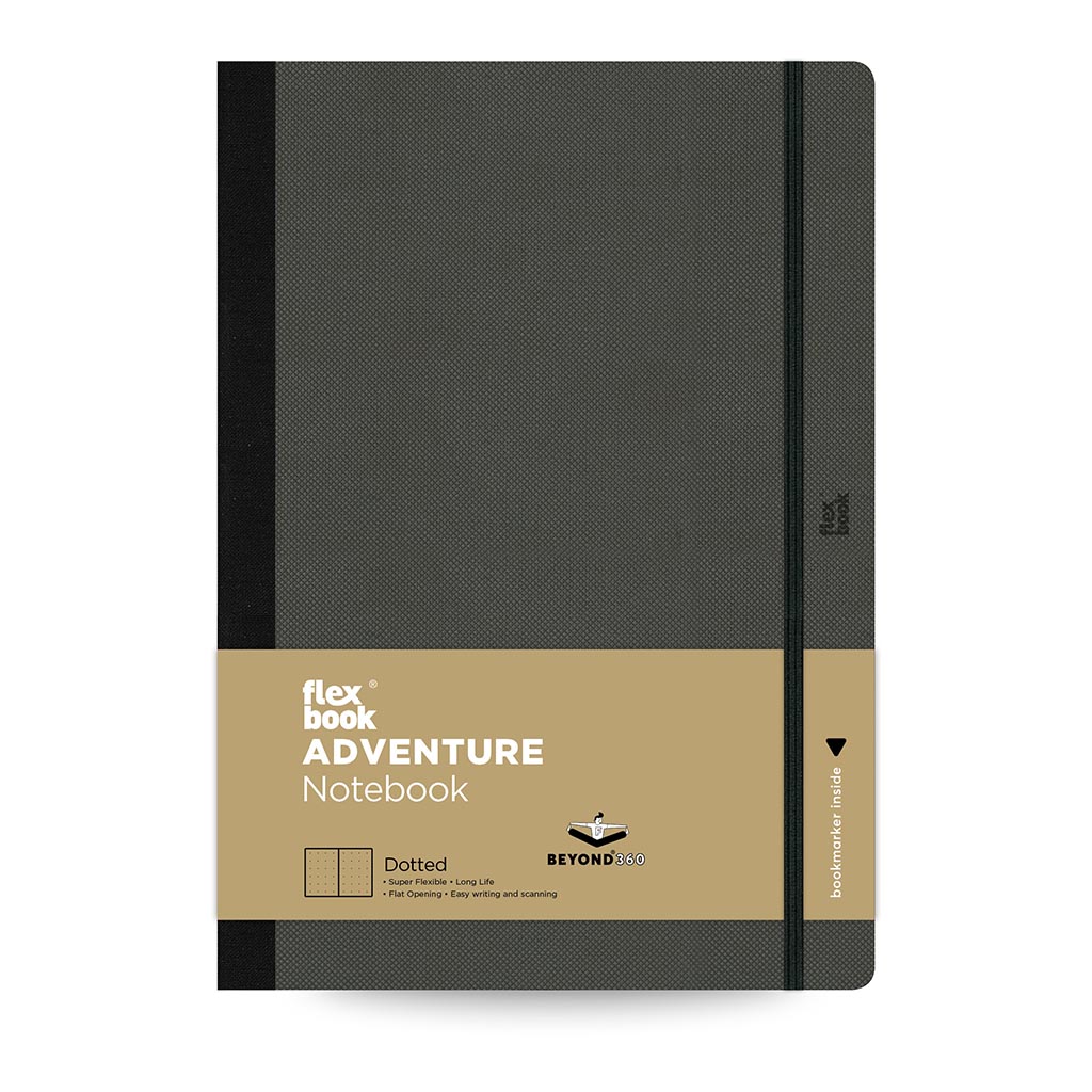 Flexbook Adventure Notebook Large Dotted Off-Black