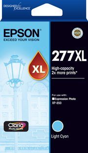 Genuine Epson 277XL High Capacity Light Cyan Ink Cartridge