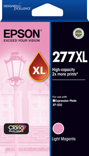 Genuine Epson 277XL High Capacity Light Magenta Ink Cartridge