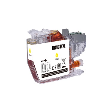 Compatible Brother LC431XL Y (Yellow) ink cartridge